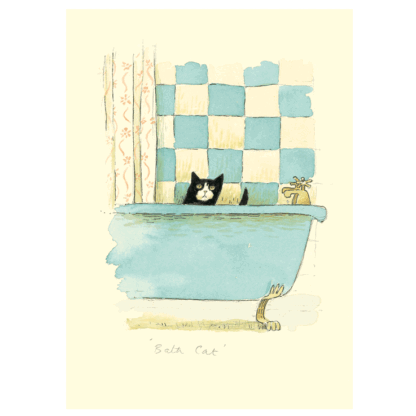 Bath Cat Card