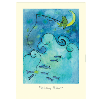 Fishing Blues Card