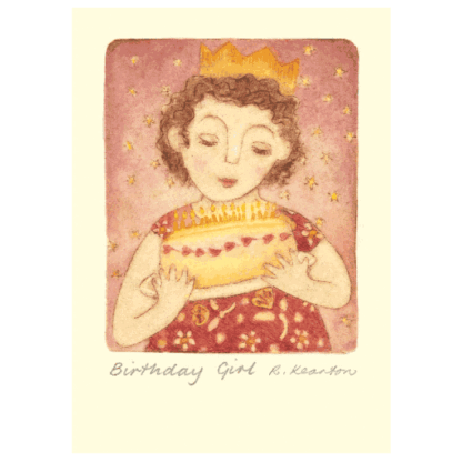 Birthday Girl card by Rita Kearton