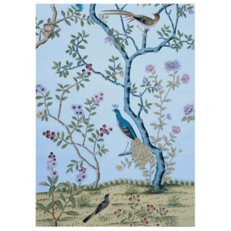 Peacock Blue card by Fromental