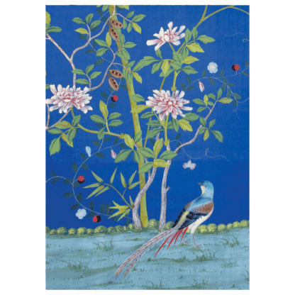 Lapis Peony card by Fromental