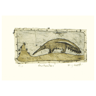 Anteater card by Melanie Epps