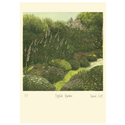 English Garden card by David Suff