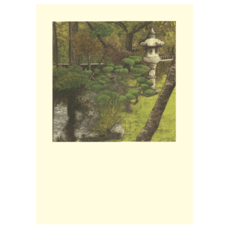 Japanese Garden card by David Suff
