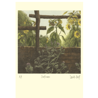 Sunflowers card by David Suff