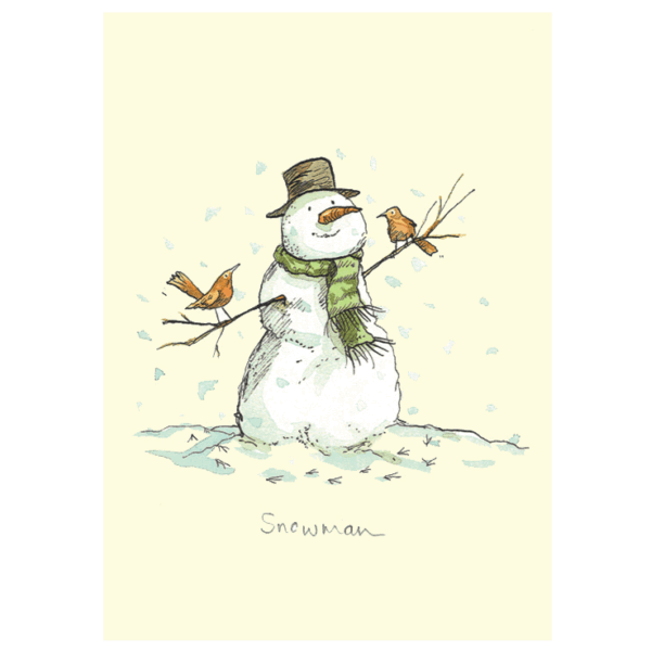 Snowman Card by Anita Jeram - Two Bad Mice