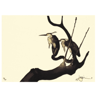 Two Herons Card