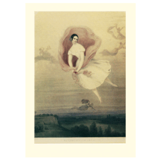 Lake Of Fairies Card featuring Fanny Cerrito