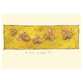 Golden Bees Card