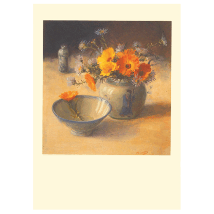 Marigolds  and China Card by Michael Coutts