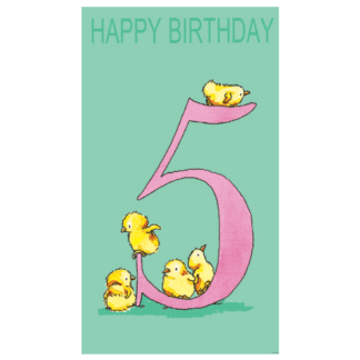 Happy Birthday 5 Card