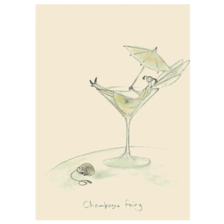 Champagne Fairy Card