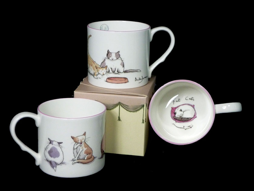 Bone China Mugs for Cat Lovers