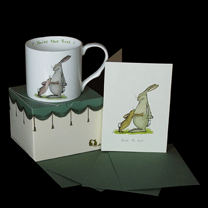 Fathers Day Rabbit Gift Set