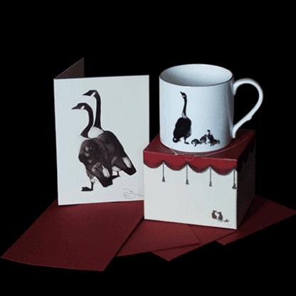 Canada Geese Card and Mug Gift Set