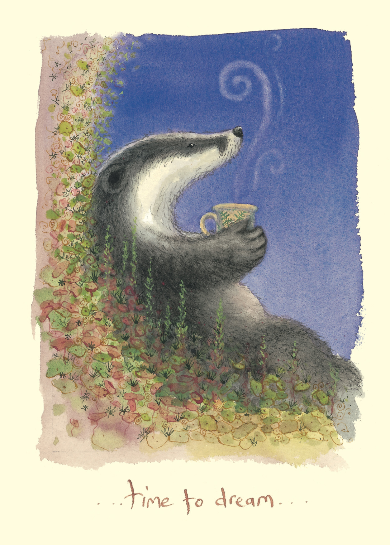 greeting card for Badger lover