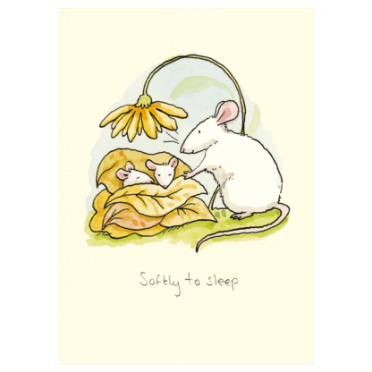Softly to Sleep card