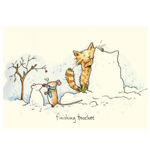 Finishing Touches Card By Anita Jeram