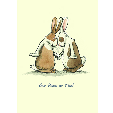 your place or mine card by anita Jeram