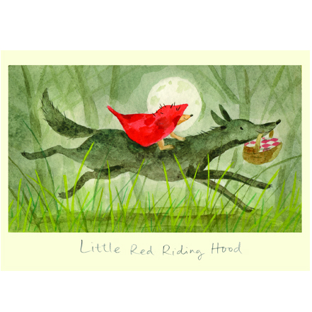 Red Riding Hood card by Anna Shuttlewood