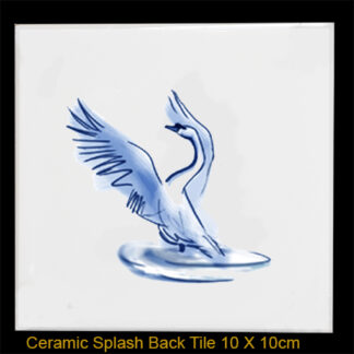 Swan splashback tile Julian Williams