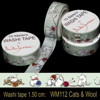 Cats & Wool Washi Anita Jeram