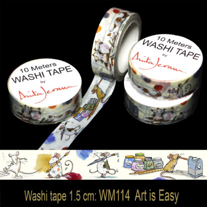 WM114 ART is Easy washi tape Anita Jeram