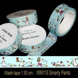 WM115 1.5cm Smarty pants washi tape anita jeram