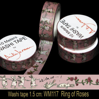 WM117 Ring of Roses Anita Jeram washi tape