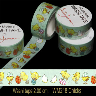 WM218 Chicks Washi Anita Jeram 2.0cm