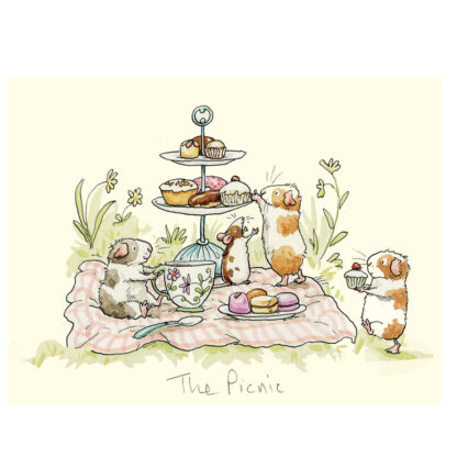 The picnic hamsters Anita Jeram card