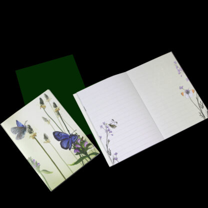 Large Blue Butterfly Notebook with Envelope - Image 34