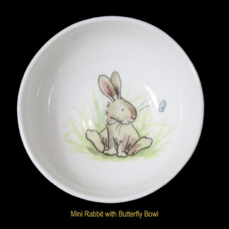rabbit and butterfly small bowl