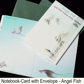 Angel Fish Crazy name notebook Julian Williams