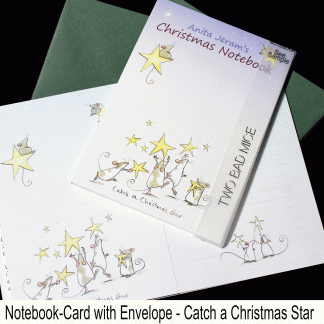 CHRISTMAS NOTEBOOK Anita Jeram Two Bad Mice
