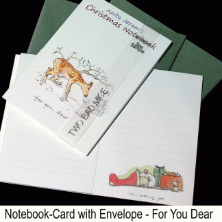 CHRISTMAS NOTEBOOK Anita Jeram Two Bad Mice