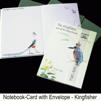 Kingfisher Crazy Name notebook
