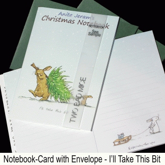 CHRISTMAS NOTEBOOK Anita Jeram Two Bad Mice