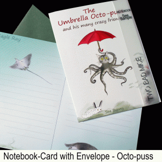 umbrella octo-puss julian williams notebook